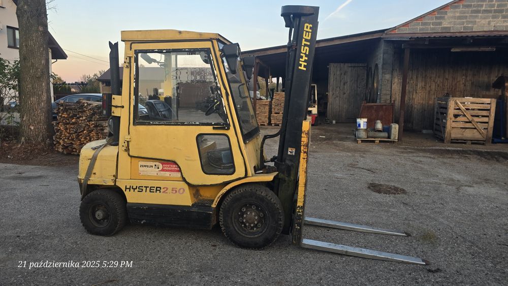 Wózek widłowy widlak HYSTER H2.5 Gaz
