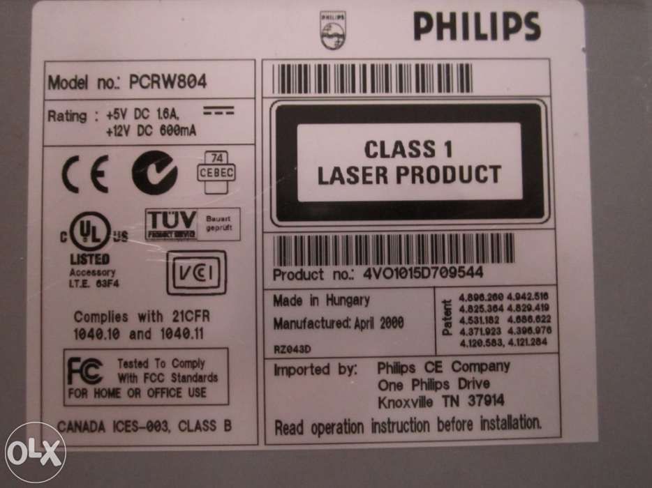 Leitor CD-RW Impecavel