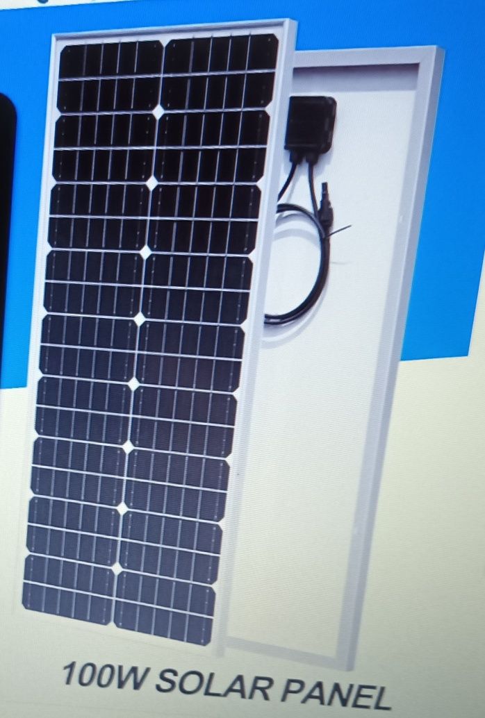 Painel solar 100W Mono de alto rendimento