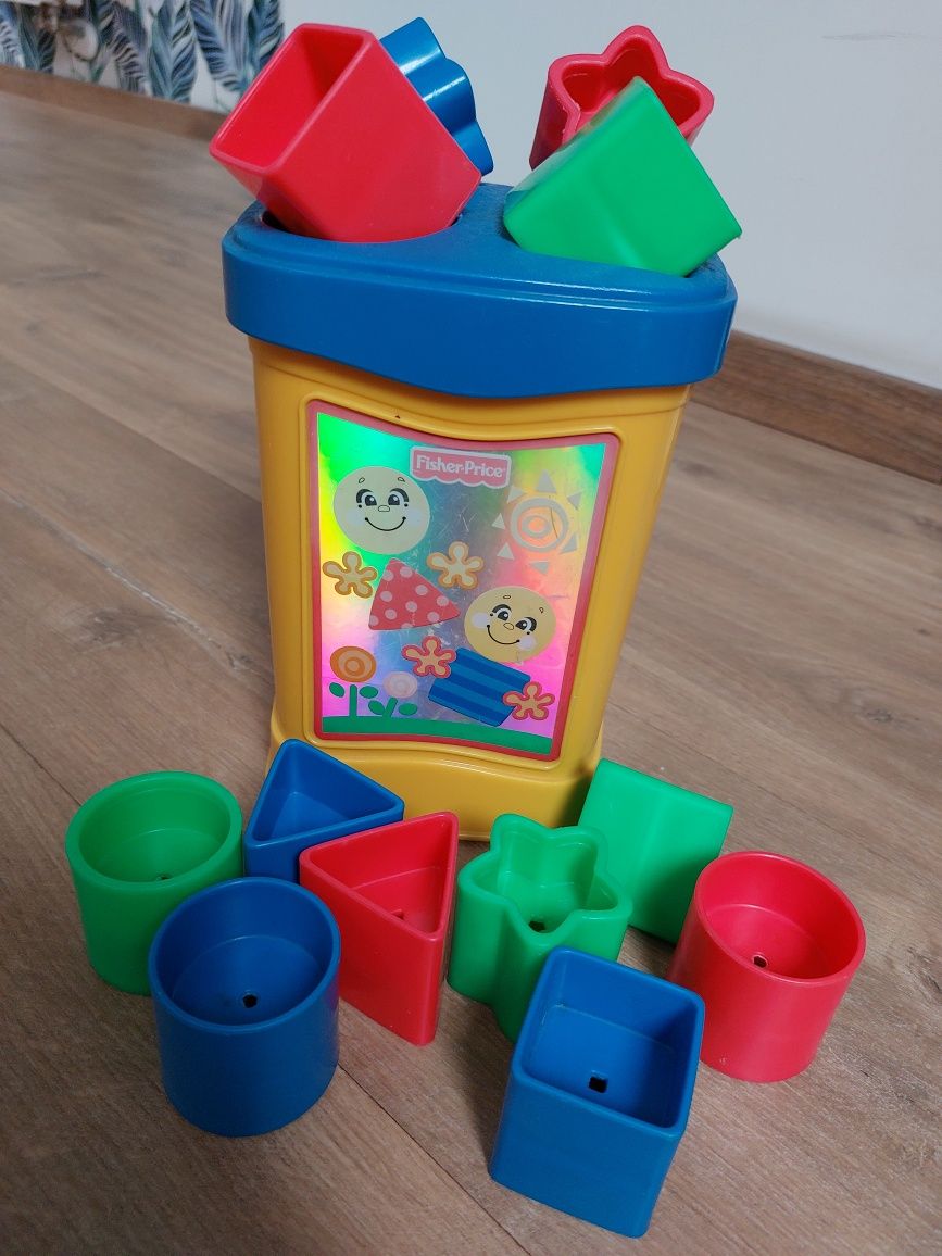 Pojemnik sorter klocków 12 szt opakowanie Fisher Price