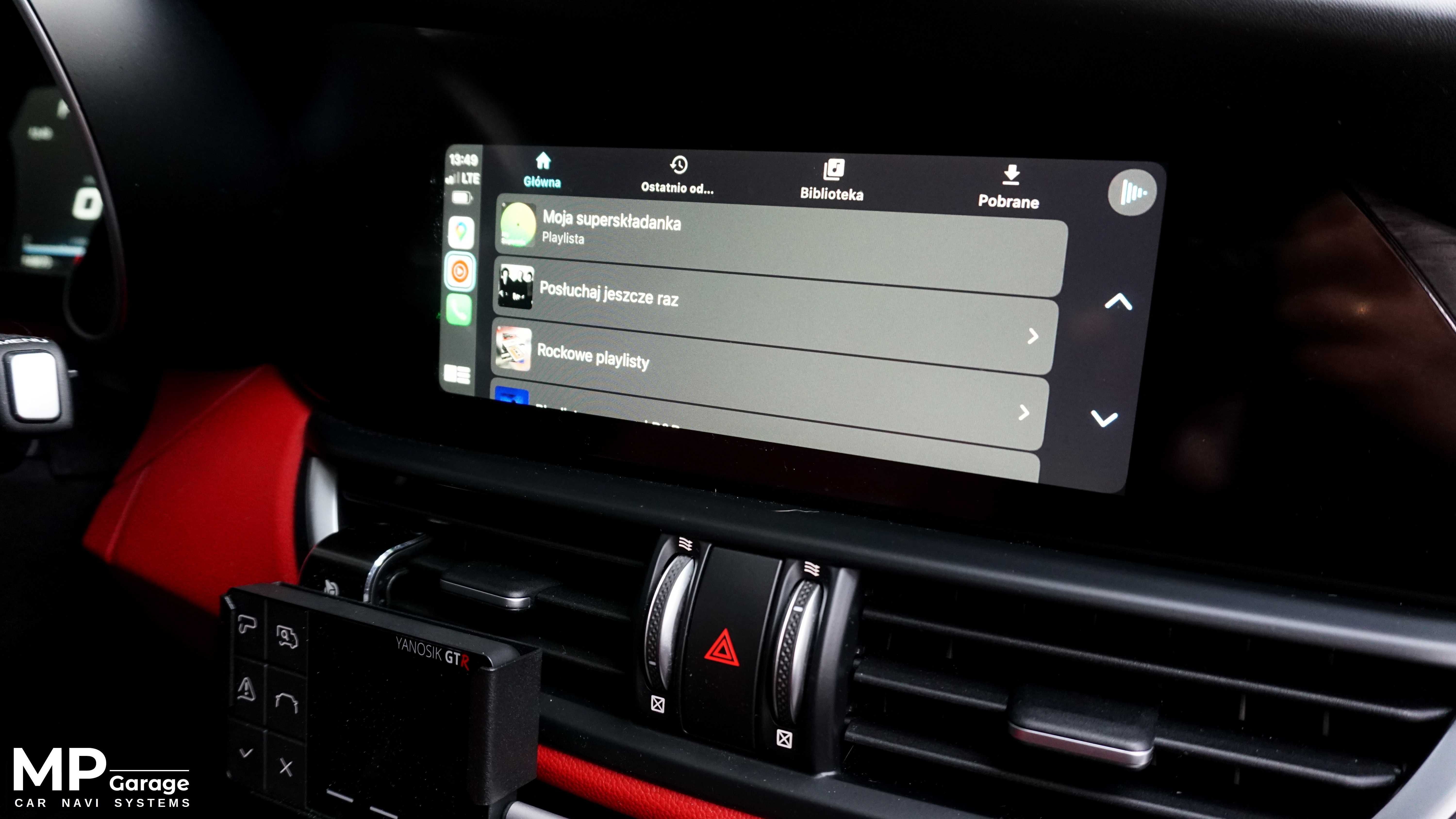 ALFA ROMEO JULIA/STELVIO Box Apple CarPlay AndroidAuto Montaż Gwar.