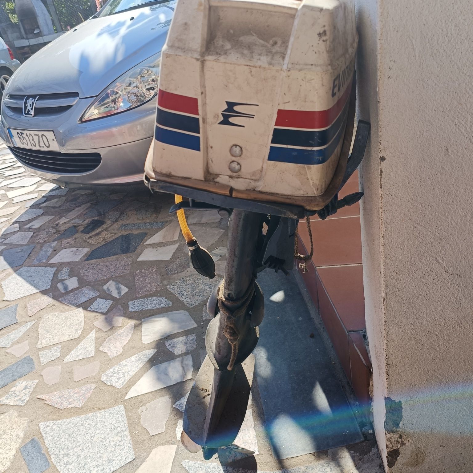 Motor usado para barco
