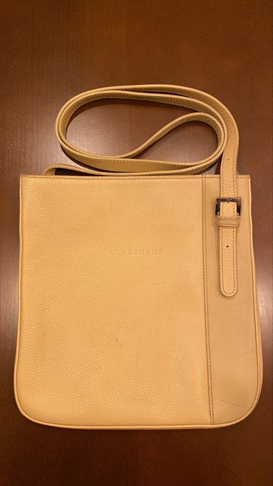 Mala a tiracolo em pele Longchamp