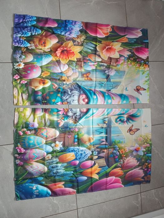 Firanki zasłony Wielkanocne