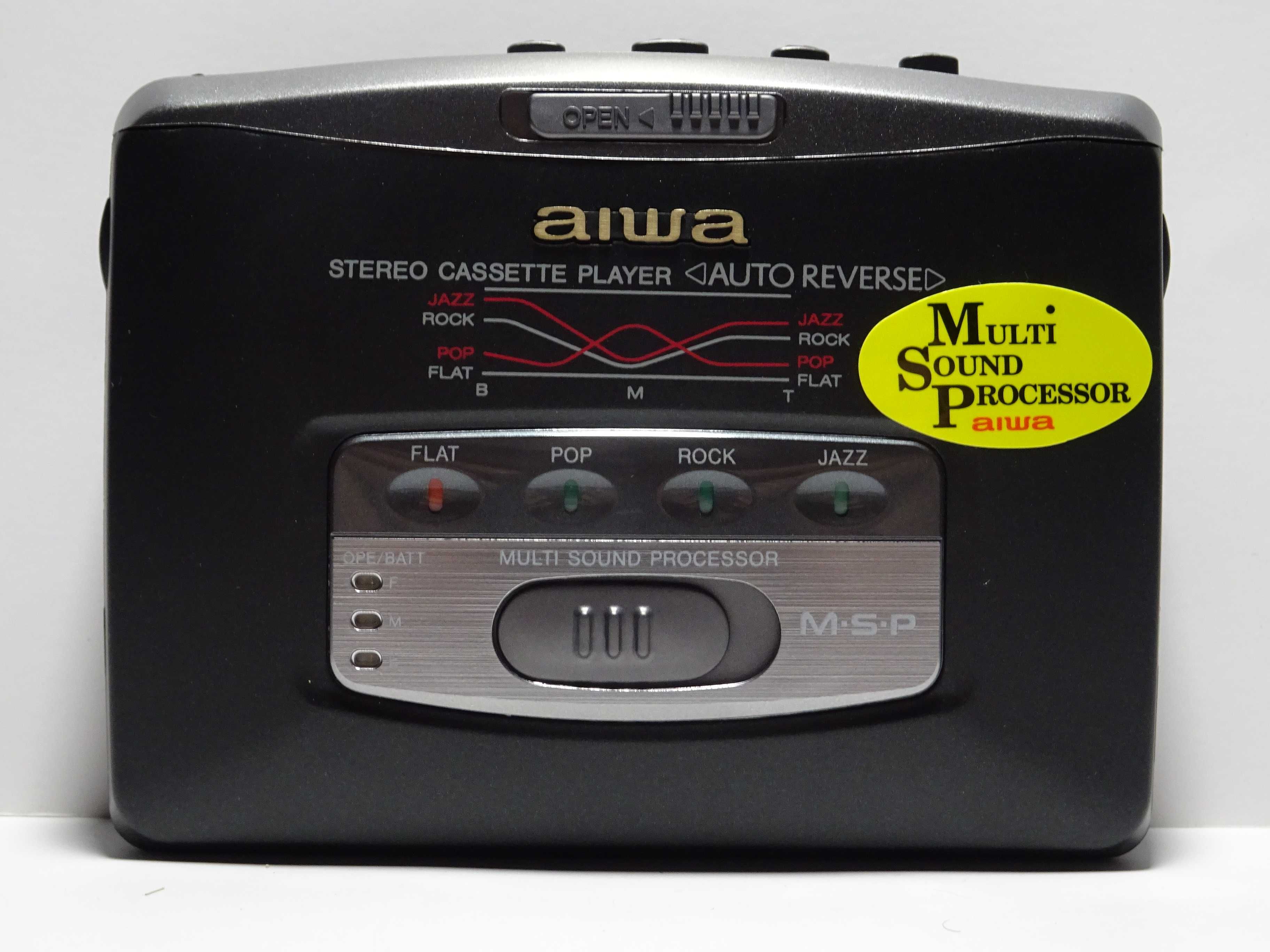 NOWY Walkman AIWA HS-GS242 (BK) Odtwarzacz Kasetowy MSP/ AR - 1998r.