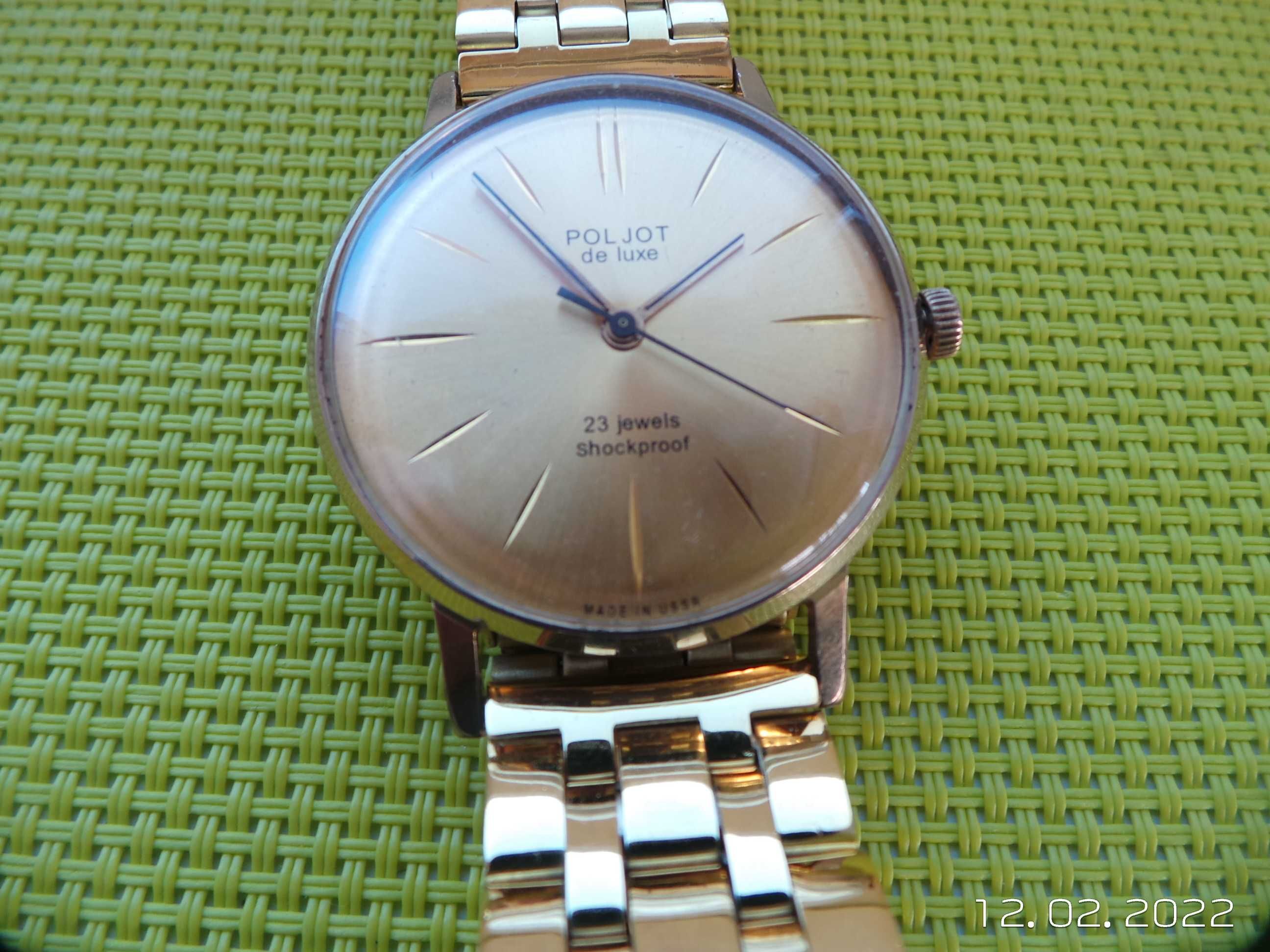 zegarek Poljot de luxe 23 jewels