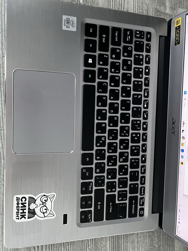 ACER Swift 3 SF314-58 (NX.HPMEU.00A), 14 дюйм, 512 ГБ, Windows 10