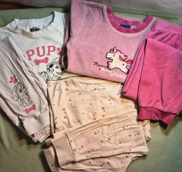 Zestaw 3 piżamek next 110 PAW patrol Liverg 116