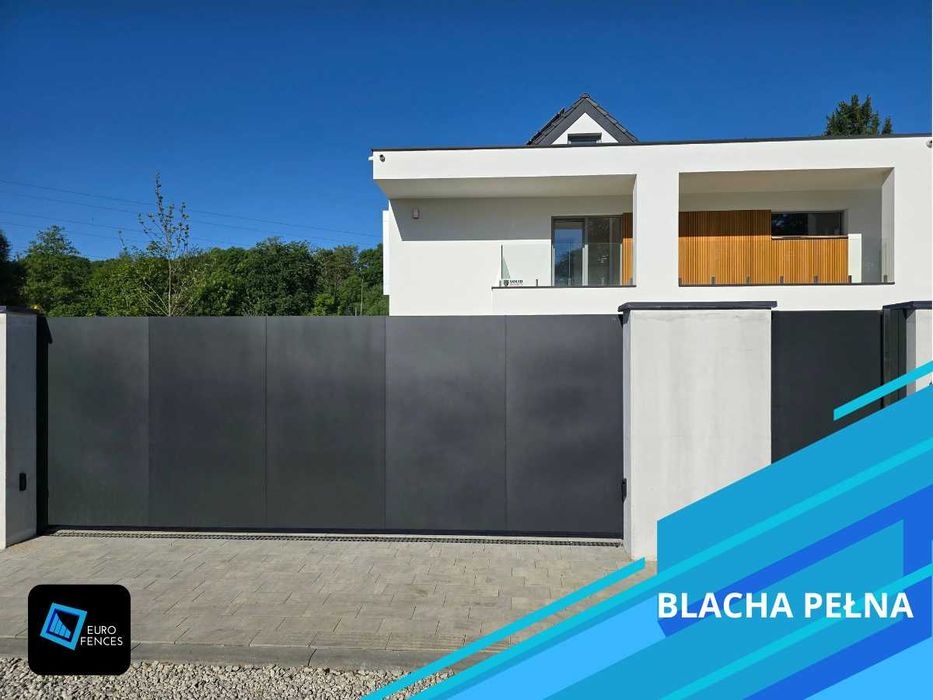 Blacha Pełna Ogrodzenie Aluminiowe - Polski producent Euro Fences