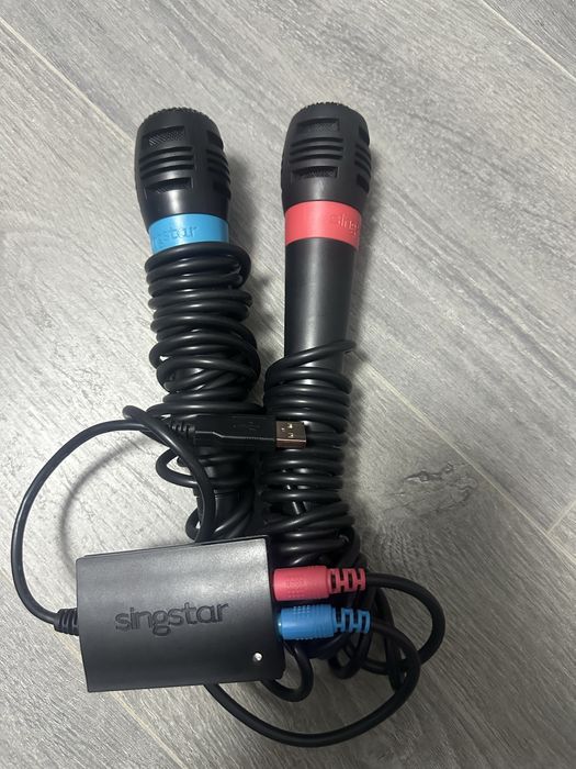2 Мікрофона SINGSTAR + оригінальний USB перехідний