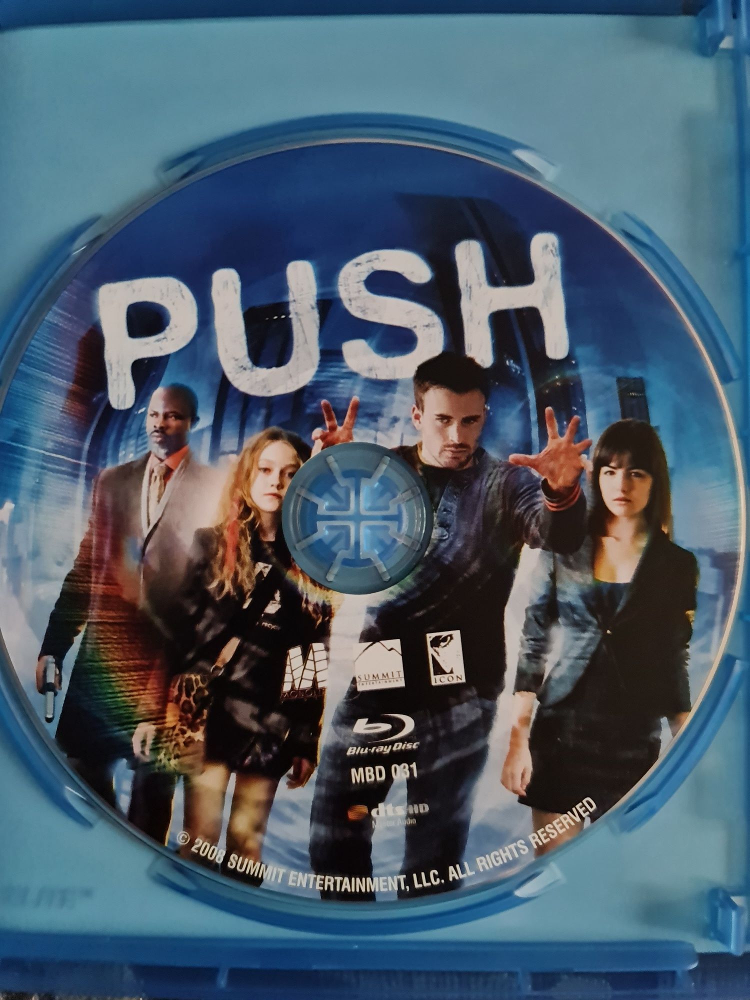 Push film na płycie Blu-ray