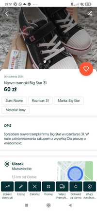 Nowe trampki Big Star 31