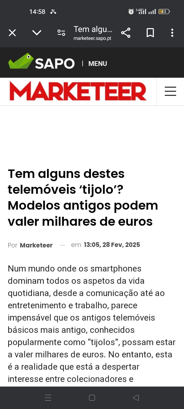 Nokia 3310 vintage em pleno funcionamento!