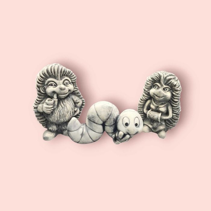 Dom ogród grill  Figurki ogrodowe kret gipsowy wiewiórka grzyb z gipsu