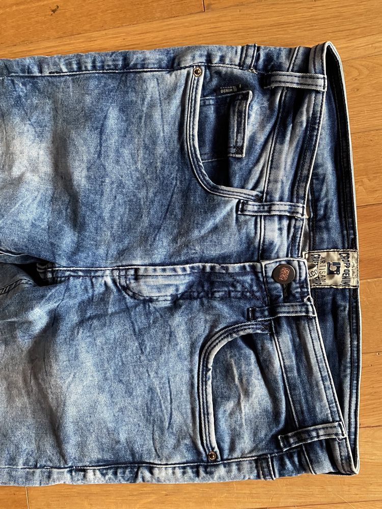 Spodnie jeansowe meskie chlopiece Cropp rozm xs/s