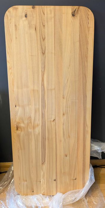 Blat z litego drewna jesionowego 140 x 60 x 2,6 cm