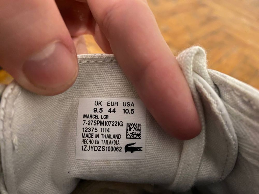 Мужская обувь Lacoste