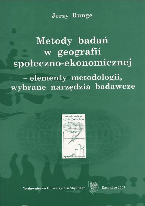 Metody badań w geografii społeczno-ekonomicznej.