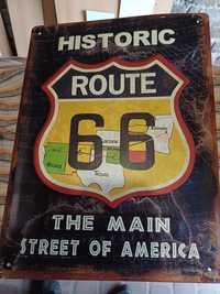 Blaszana tablica Route 66