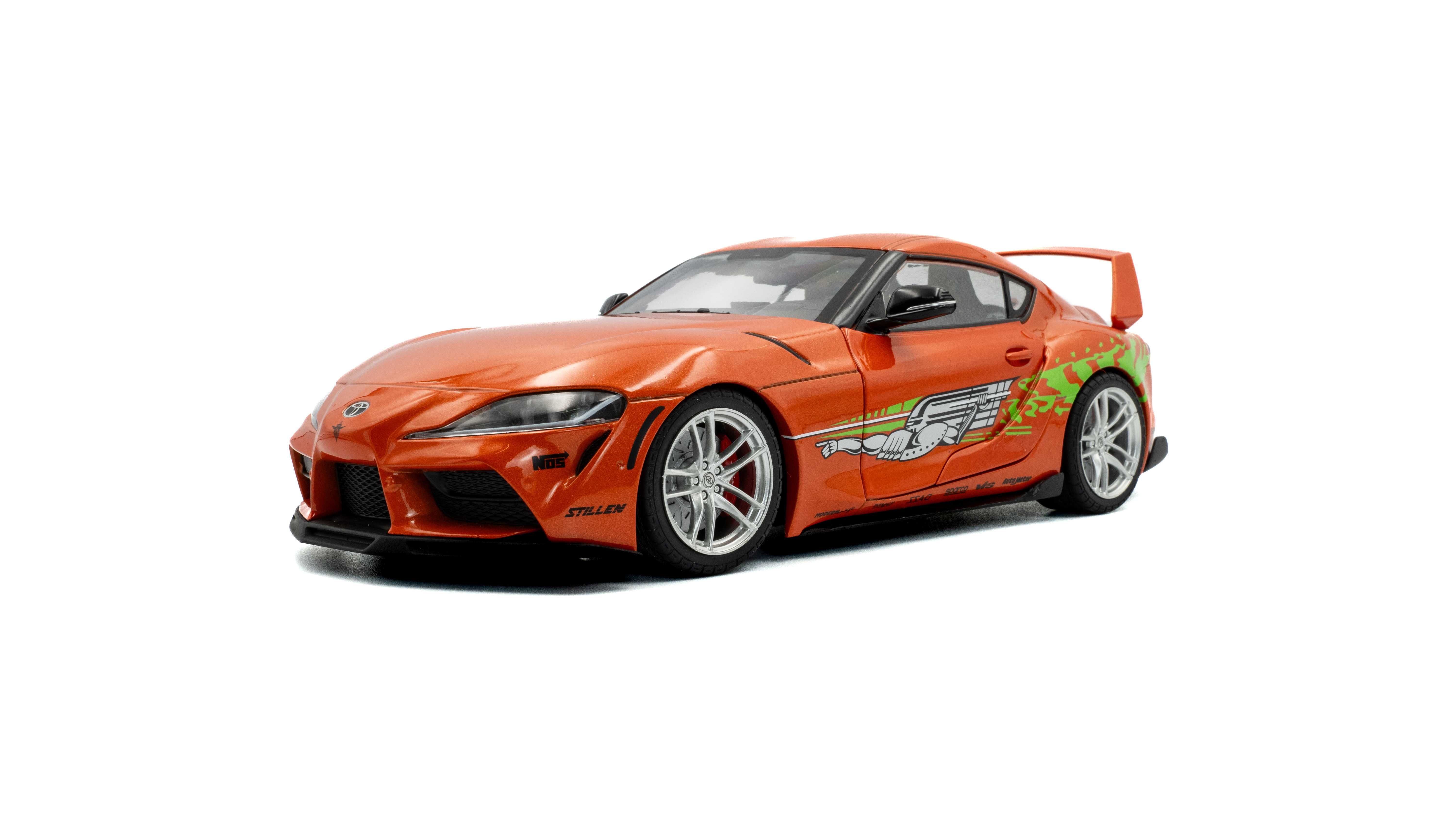 Toyota GR Supra Fast & Furious Tribute 2024 Orange/decor Solido 1:18