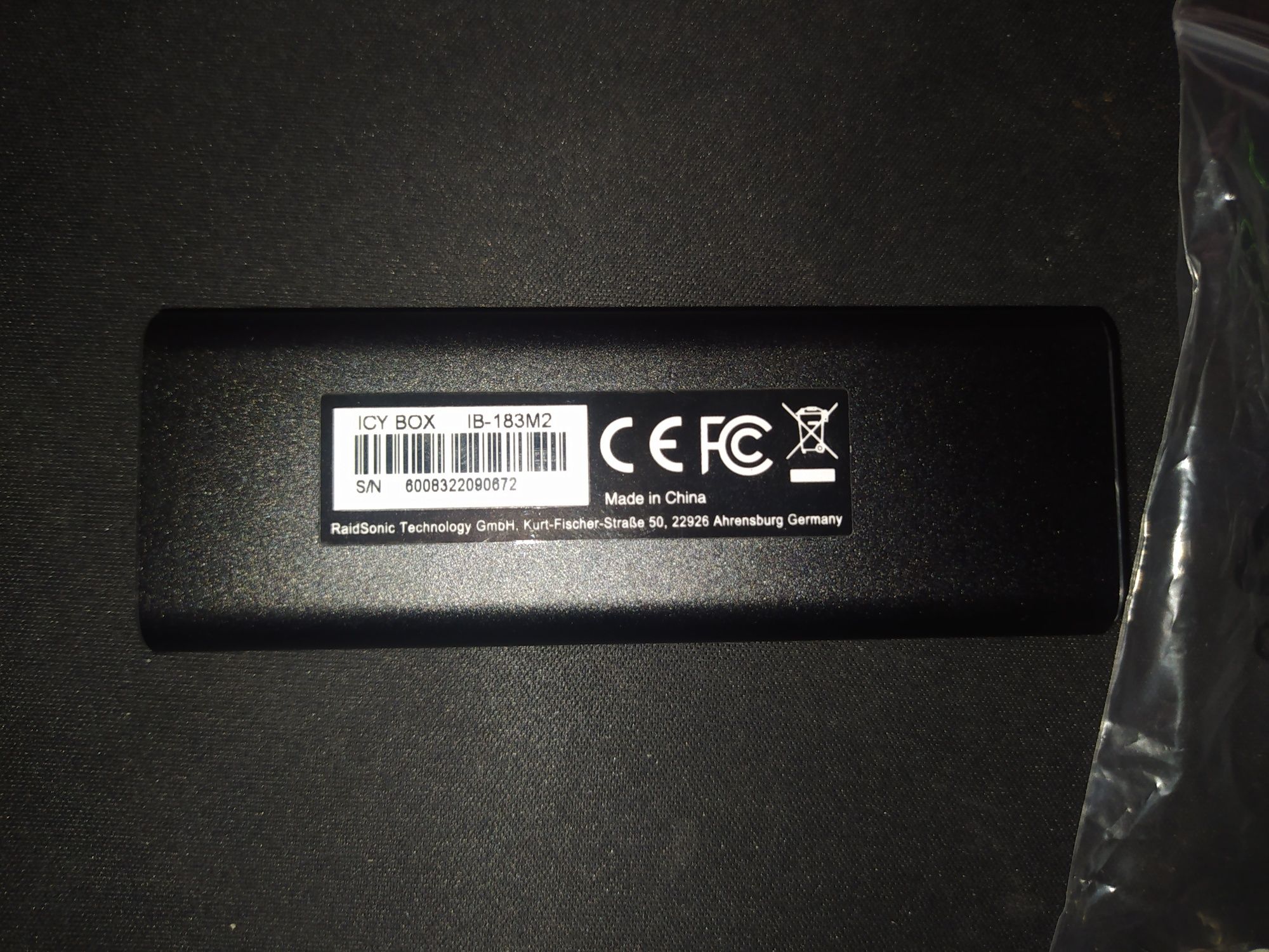 Obudowa na dysk zewnętrzny m. 2 sata ssd ICY BOX USB 3.0 case