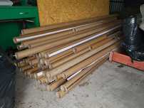 Rury kartonowe Tuby tekturowe rolki szalunkowe 320cm 30 sztuk