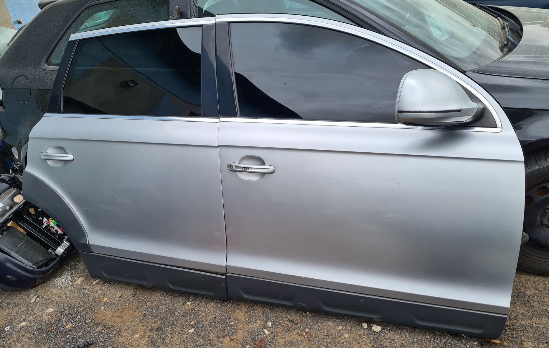 KOMPLETNE DRZWI prawe przód tylne prawy Offroad Cross AUDI Q7 4L LY7W