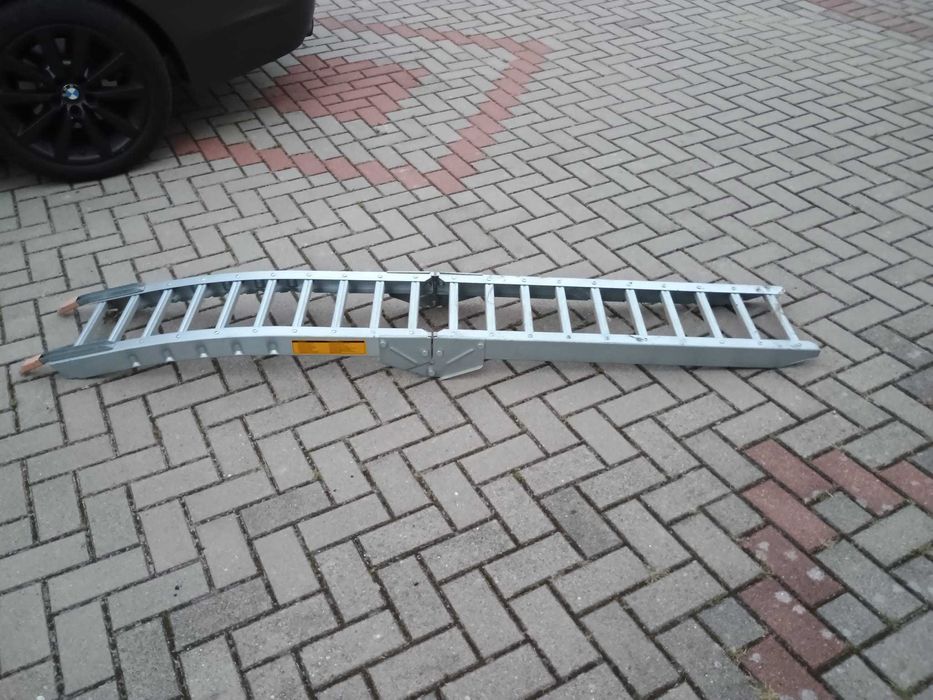 rampa, najazd do załadunku motocyki