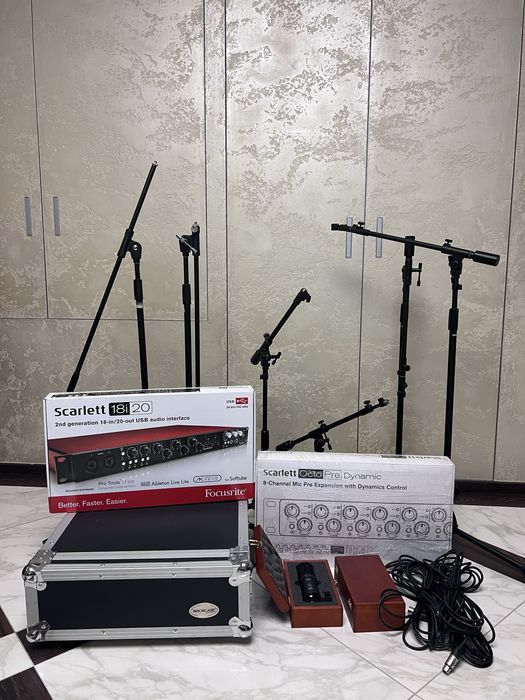 Комплект професійного студійного та сценічного обладнання