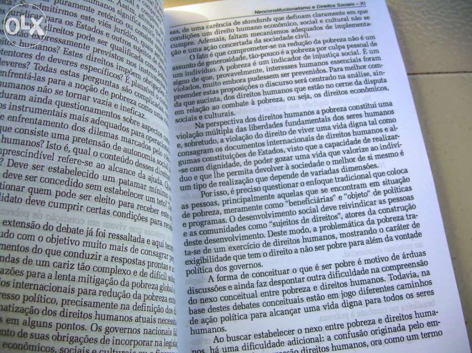 Neoconstitucionalismo e Direitos Sociais/ Luta contra a Pobreza