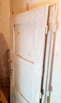 Drzwi drewniane stare z kamienicy 194,5 x 72 cm