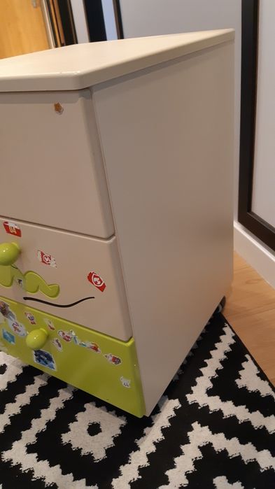 Kontenerek do biurka, półka nad biurko Meblik dla dzieci