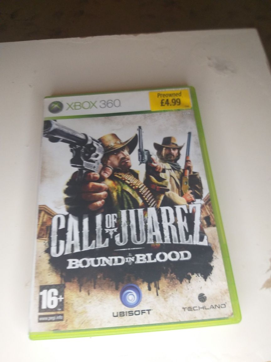 Gra Call of Juarez Bound in Blood Xbox 360 pudełkowa płyta x360