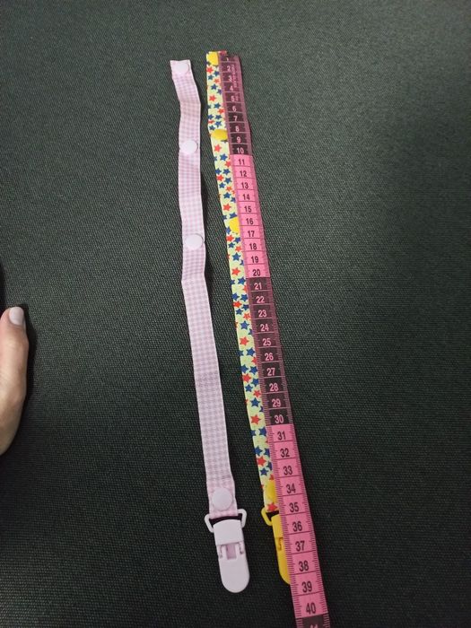 Тримач для пустушки/гризунка/ніблеру/брязкальця з кліпсою Різнок