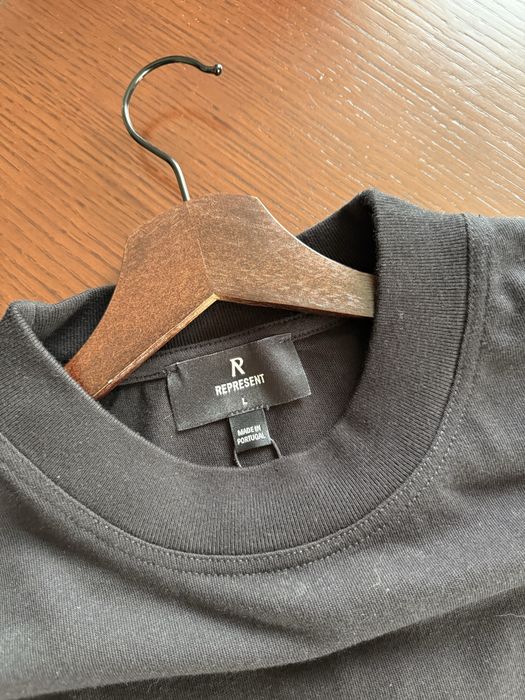 Represent Icarus Jet Black T-Shirt (L)