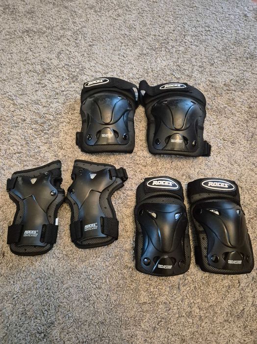 Akcesoria rowerowe + zestaw ochraniaczy Roces Skate Pads 3-pak (M)