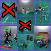 Rc Modelismo comando, Arrancador Starter, Cachimbo, servo, chave.