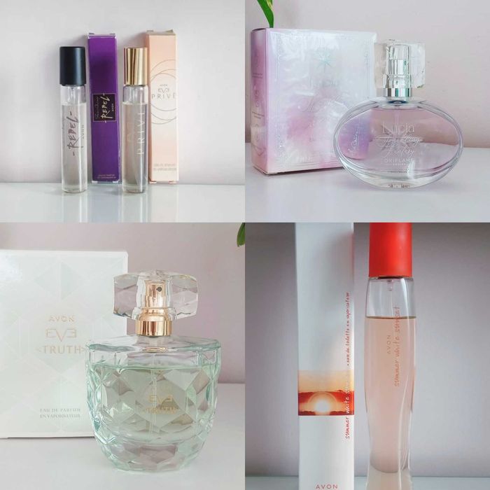 Avon, Oriflame Lucia Sparkling Fantasy, Eve Truth, Eve Prive, Rebel