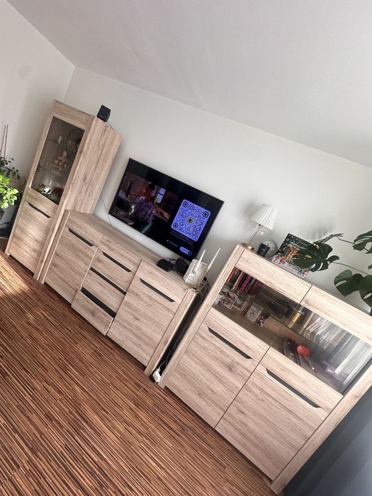 Rezerwacja Meblościanka komplet mebli 3 komody pojemne jak nowe