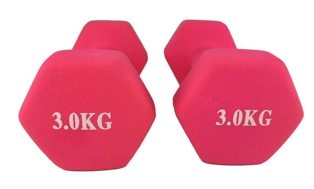 Hantla neoprenowa 3kg hantelka winylowa FITNESS NOWA