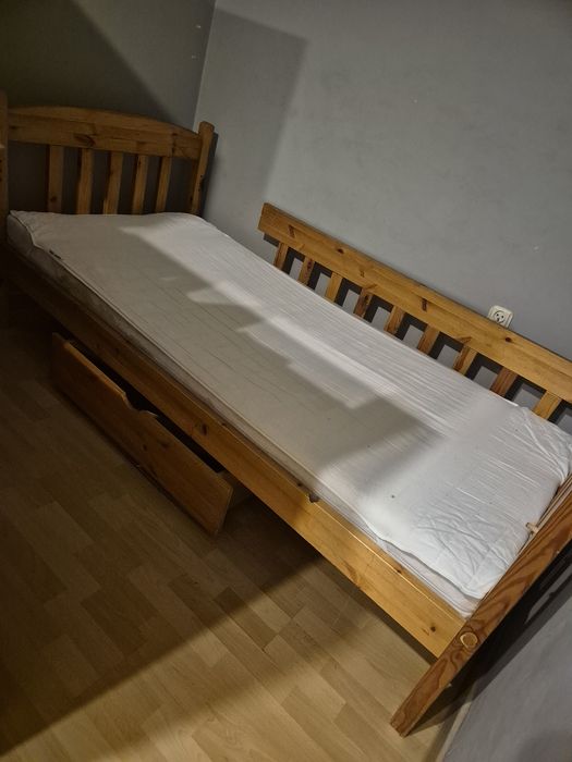 Łóżko piętrowe tapczany x2 szt  90/200 z super wybór materacem