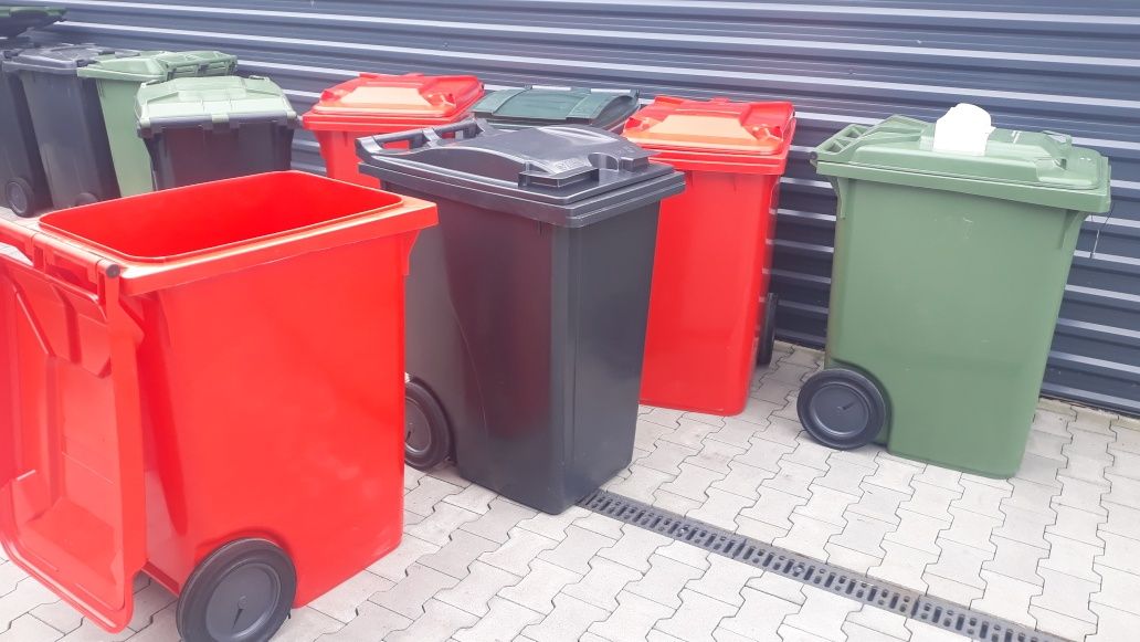 Kosz na śmieci pojemnik na odpady 360 litrów dostawa gratis