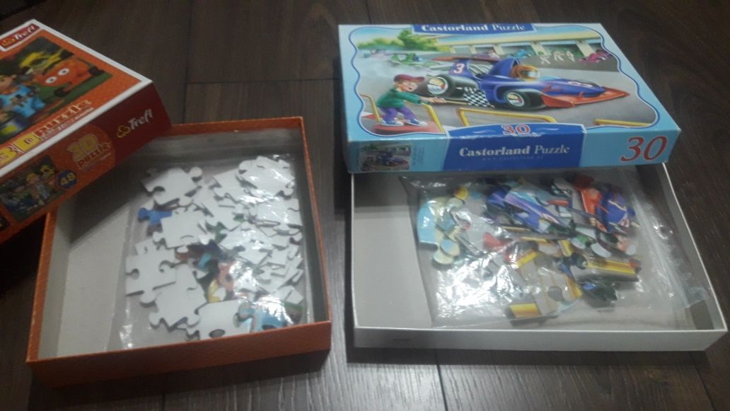 Puzzle Bob Budowniczy oraz Samochód