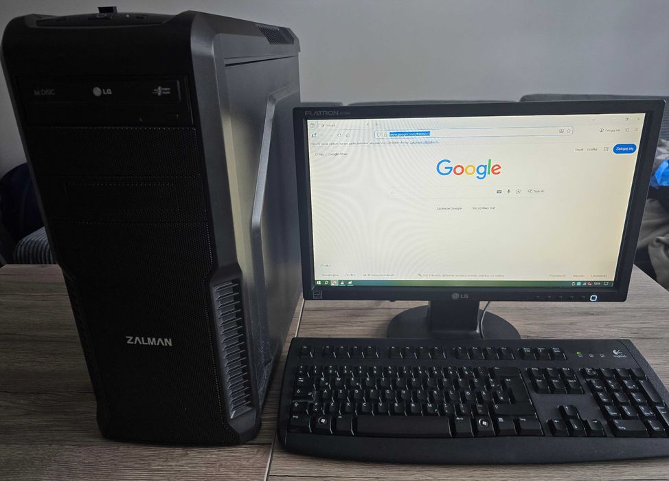 Zestaw komputerowy i5-4690K, 8GB RAM, 120GB dysk, 19" monitor