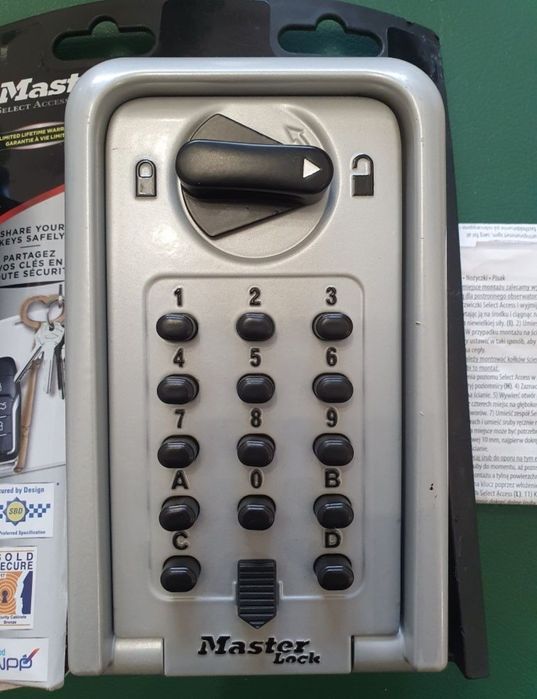 Okazja  Szafka na klucze Master Lock depozytor