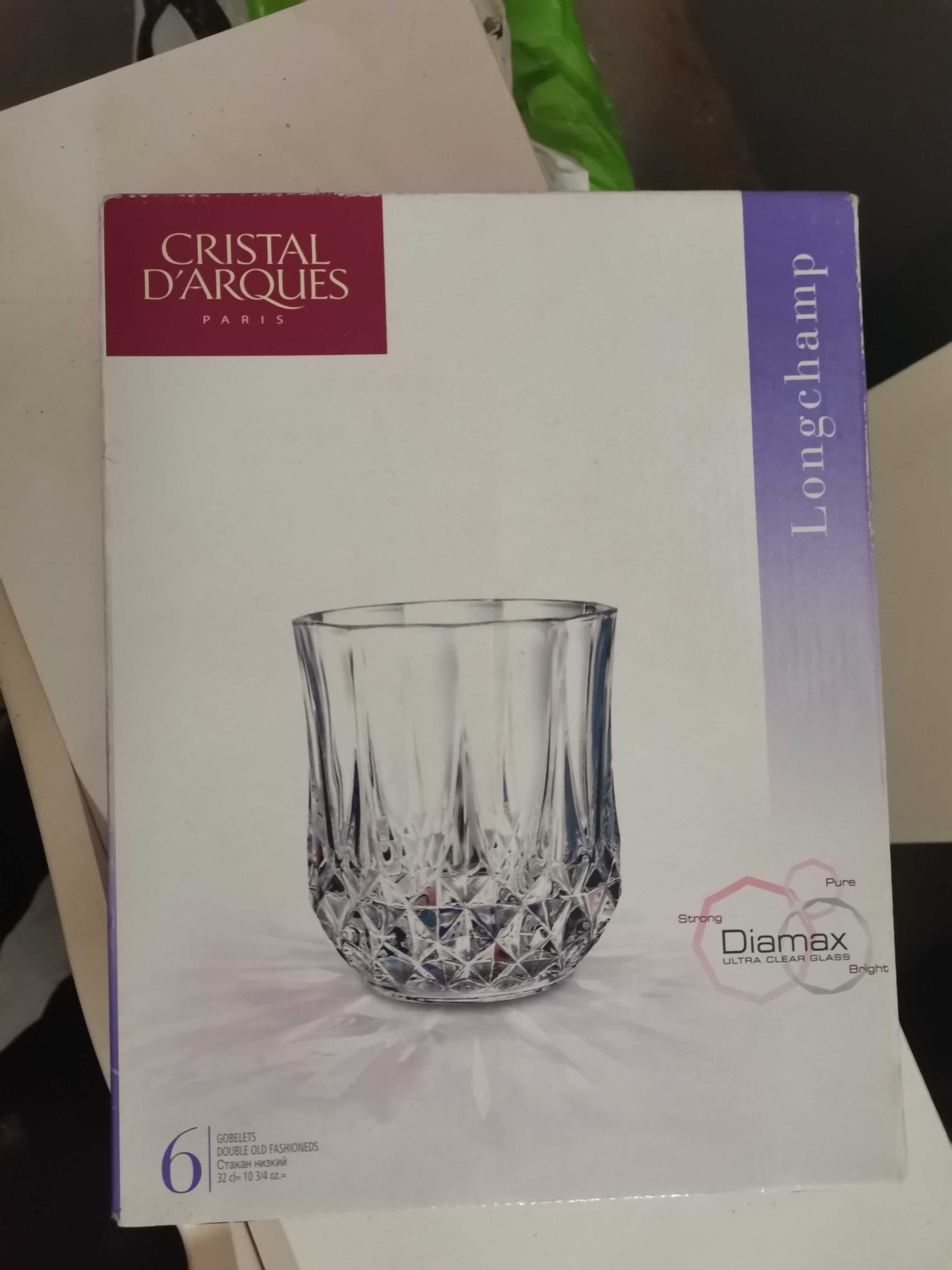 Conjunto de Copos Whisky Cristal D' Arques