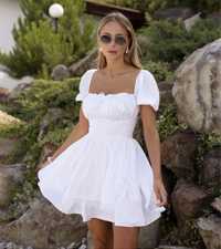 Летнее платье белое