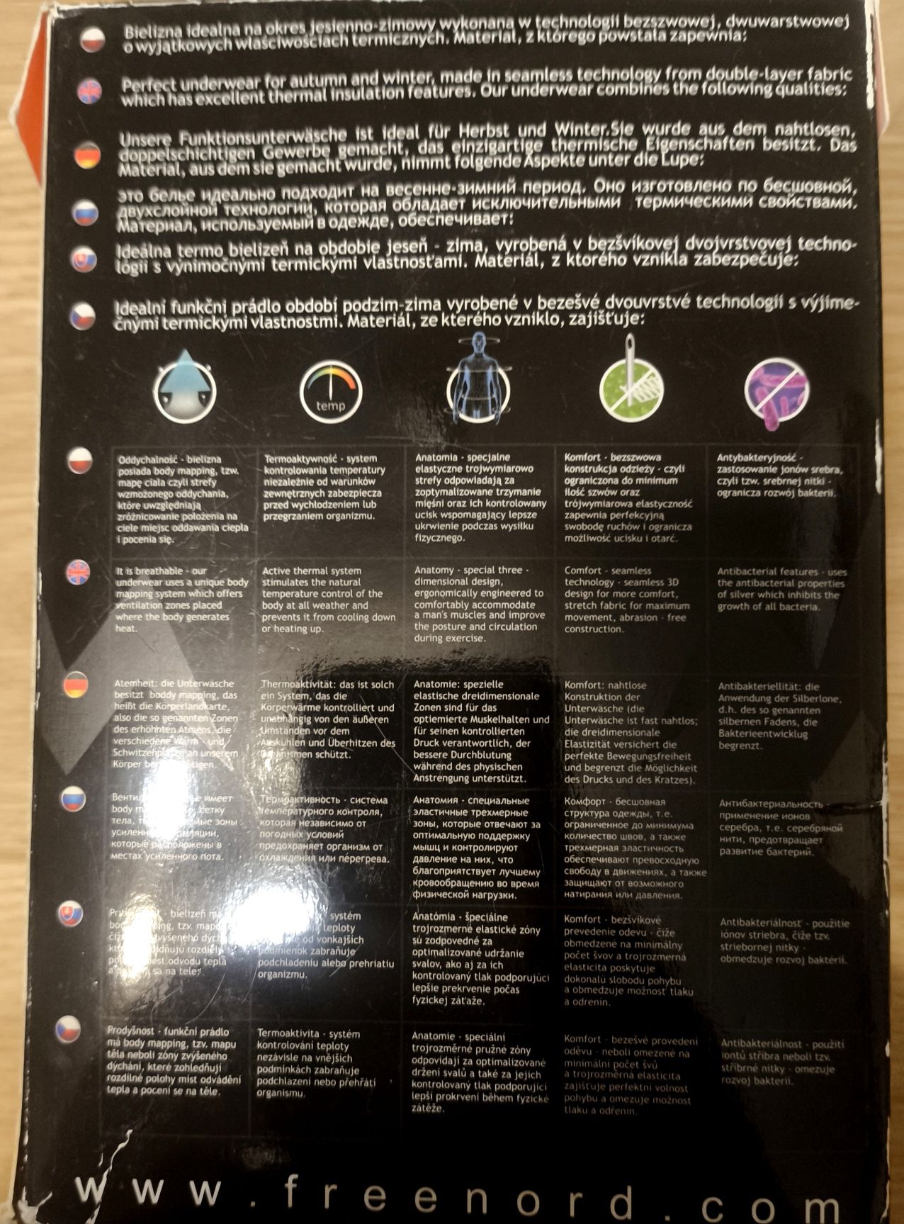 Koszula termoaktywna męska XXL FreeNord