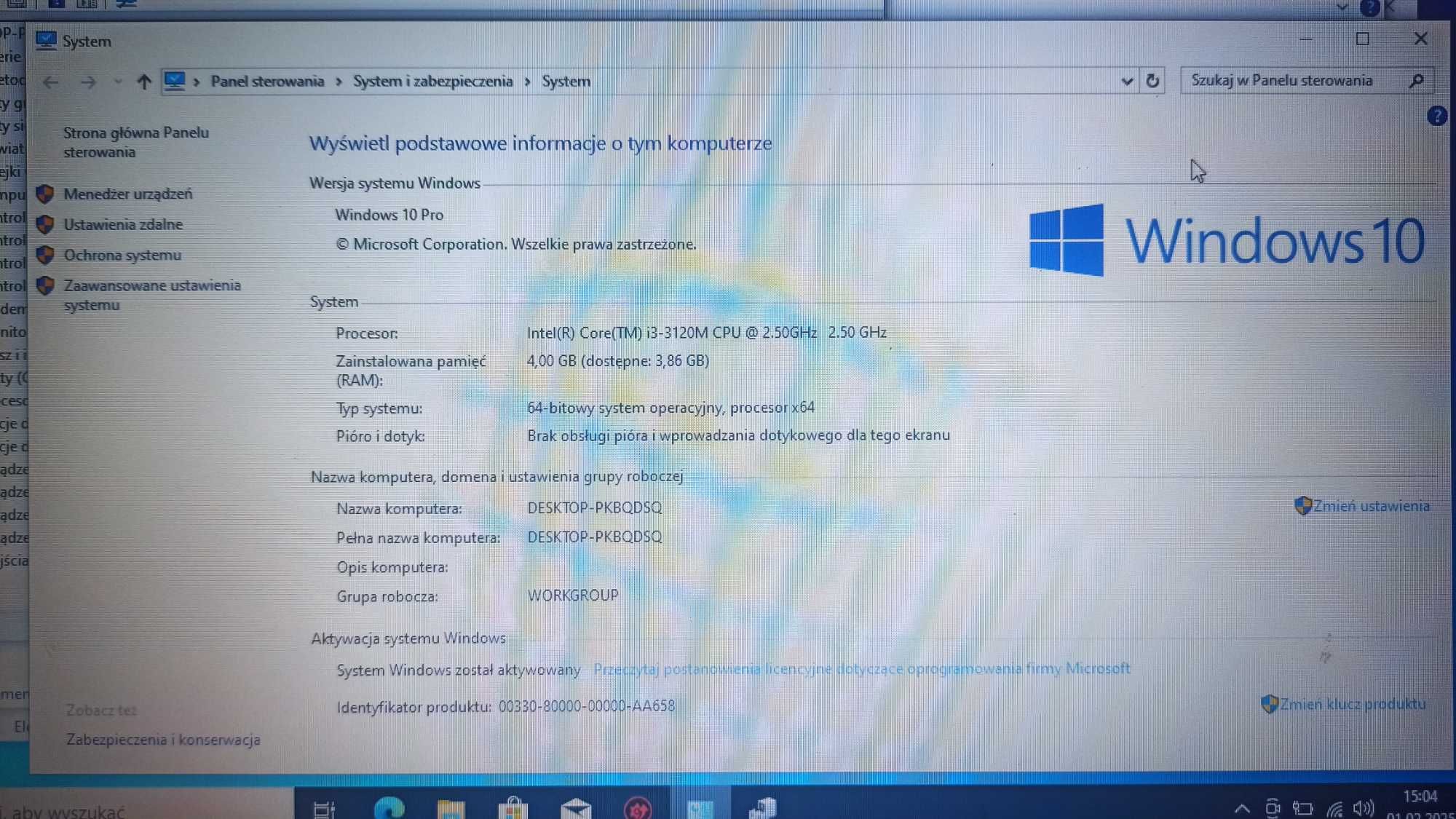 Laptop Fujitsu A532
