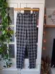 Legginsy spodnie w kratkę Stradivarius S